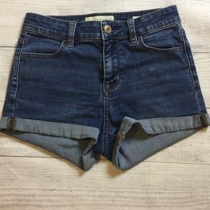 Pacsun Jean Shorts high rise shortie super stretch